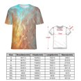thumbnail image 2 of Mermaid Fish Scales Women's Short Sleeve Tops Casual Blouses T Shirt, 2 of 6