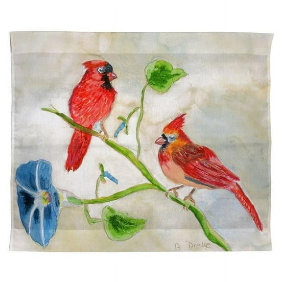 Betsy Drake TP270 24 x 30 in. Betsys Cardinals Outdoor Wall Hanging
