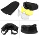 thumbnail image 4 of Gafas Airsoft, Gafas Tácticas Militares Airsoft para Deportes Al Aire Libre con 3 Lentes Intercambiables, Gafas de Tiro con Protección UV, Negras JM, 4 of 5