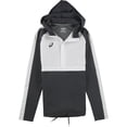 thumbnail image 1 of ASICS Womens 1/2 Zip Stretch Woven Track Jacket grywht XXS, 1 of 2