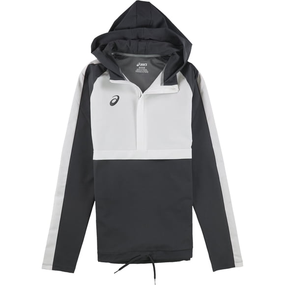 ASICS Womens 1/2 Zip Stretch Woven Track Jacket grywht XS
