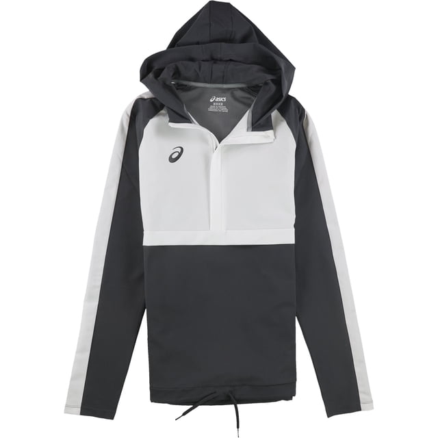 ASICS Womens 1/2 Zip Stretch Woven Track Jacket grywht XXS