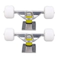 thumbnail image 1 of Ensemble de Roues pour Camions de Planche à Roulettes, Lot de 2 Camions de Rue en Alliage d'Aluminium de 5 Pouces Roues à Prise de 45 mm pour Patinage de Rue Performance de Figures, 1 of 7