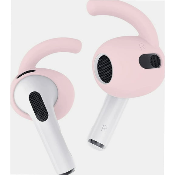 Airpods 3rd Generation Ear Tips,Airpod 3rd Generation Accessories,Airpod 3 Ear Hooks Anti Slip Wings Ear Covers Compatible with Apple AirPods 3rd(4Pairs Lovely pinke)
