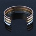thumbnail image 2 of Stainless Steel Bracelet Grooved Cuff Bangle for Women Girls, 2 of 7