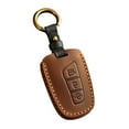 thumbnail image 3 of Leather 3 Buttons Remote Car Key Bag Cover Case For Hyundai For Santa, 3 of 6