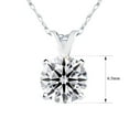 thumbnail image 3 of SuperJeweler 1 Carat Lab Grown Diamond Pendant Necklace in 14K White Gold for Women, 3 of 9