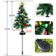 thumbnail image 4 of Árbol de Navidad solar, luces decorativas para jardín, exterior, LED, lazo, árbol de Navidad, luces de suelo, luces de jardín para porche, jardín, patio, carril de tráfico, árbol de Navidad solar de p, 4 of 9