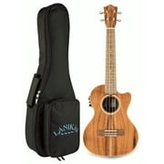 Lanikai Model ACST-CET Acoustic Electric Solid Acacia Top Tenor Ukulele w/ Bag