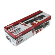 (2 pack) Hyper Tough Hyper Stack 32-Inch Wall Storage System, 6-Piece Set with Hooks and Bin, Black