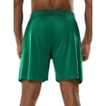 thumbnail image 3 of MIER Men's Quick-Dry Lightweight Training Running & Basketball Athletic Shorts, No Pockets, No Liner, Green, L, 3 of 7