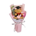 thumbnail image 1 of Emotional Knitted Flowers, Crochet Doll With Encouraging Card Funny Handmade Support Plush Toy Desktop Decor Graduation Gift For Family Friends, 1 of 6