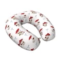 thumbnail image 2 of KLL Different Mushrooms Pattern Memory Foam Cervical Neck Pillow Versatile U-Shaped Pillows for Home/Office/Camping/Travelling/Soft Washable Cover, 2 of 8