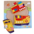 thumbnail image 4 of Rompecabezas de madera Montessori con animales en 3D para niños, 4 of 7