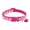 Pink, variant on Classic Dog Collar Bell with Quick Release Buckle Adjustable Dog Collars for Small Medium Large Dogs 6 Colors, Pink
