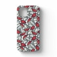 thumbnail image 5 of Tobelint Case for iPhone 13,Red Mushroom Collage Pattern Case with Side Print,Slim Bumper Cover, 5 of 5
