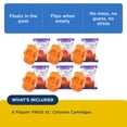 thumbnail image 3 of FROG Replacement Chlorine Cartridge for use with Flippin FROG XL Floating Sanitizer System - Prefilled Cartridges Support Easy Pool Maintenance and Cleaner & Clearer Water - 6 Pack, 3 of 7