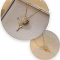 thumbnail image 2 of To My Daughter - Sunflower Fidget Necklace, You are My Sunshine Rotating Necklace, Spinning Sunflower Necklace Pendant, Sunflower Spinner Necklace, Sunflower Necklaces For Women (#1-Golden), 2 of 15