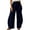 Navy -AB02, variant on IYYVV Womens Balloon Pants Wide Leg Barrel Pants Baggy Trousers Elastic Waist Casual Lounge Travel Pants with Pockets Green XL