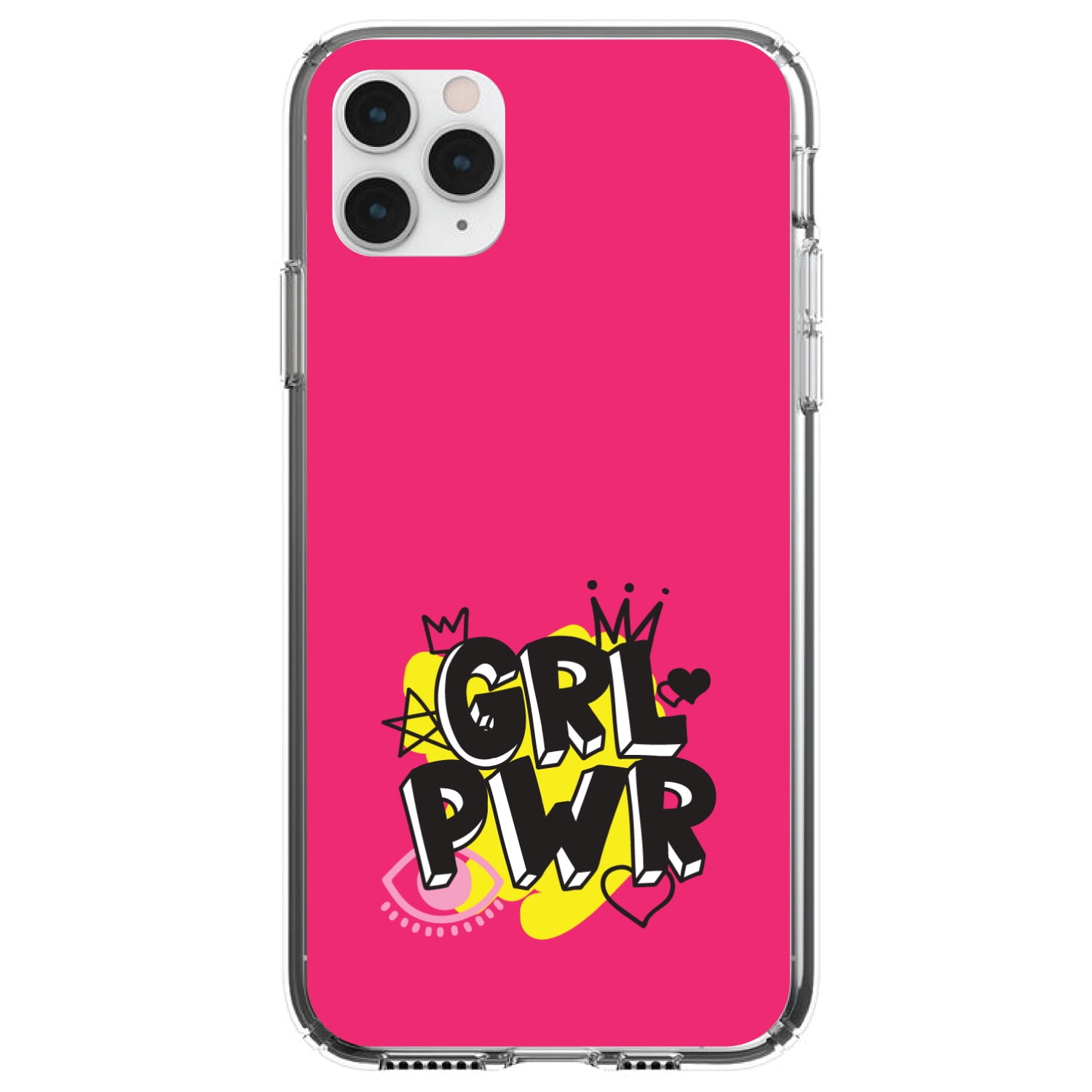 DistinctInk Clear Shockproof Hybrid Case for iPhone 11 Pro (5.8" Screen