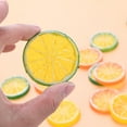 thumbnail image 3 of Lemon slice simulation fruit fake fruit diameter artificial plastic realistic photography props, 3 of 18