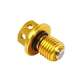 thumbnail image 2 of Sidaley Tornillos de tuerca de drenaje de aceite para motocicleta M12 ATVs, tornillos para motocicleta, pieza de repuesto, accesorio de Accesorios para motos Amarillo, 2 of 6