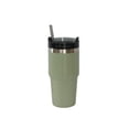 thumbnail image 2 of 20 Oz Stainless Steel Tumbler with Straw - Sage Green, 2 of 2