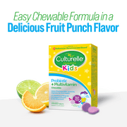 Culturelle Kids Probiotic + Complete Multivitamin For Kids 3+, 30 Chewables