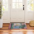 thumbnail image 3 of Yayeee Doormat for Inside 20"x32" Absorbent Low-Profile Washable Non-Slip Rubber Backed Entryway Rug, Green Window Sea, 3 of 8