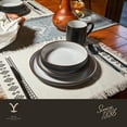 Yellowstone 12Piece Ceramic Dinnerware Set, Beth Collection