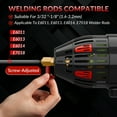 thumbnail image 4 of GZ GUOZHI 110V 130A Portable Handheld Stick ARC Welder Machine, Digital Display, IGBT Inverter, Ergonomic Design (3.7LB), 4 of 10
