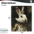thumbnail image 4 of Stupell Industries Traditional Regal Hare Portrait Canvas Art, 24 x 30, by Svetlana Aleynikova, 4 of 8