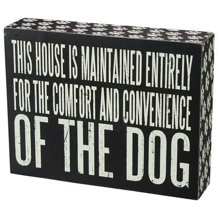 UPC 883504214827 product image for Primitives by Kathy Box Sign, 7.5 by 5.75-Inch, Comfort Dog | upcitemdb.com