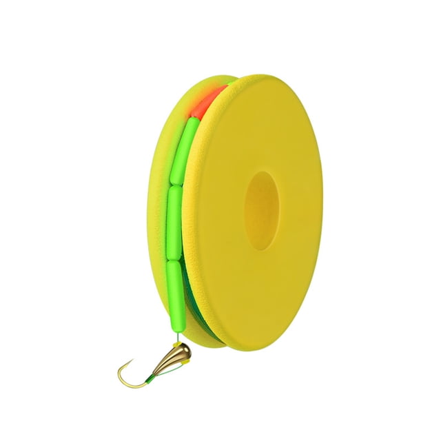 CSChome Équipement de Pêche Ligne d'Hameçon avec Boucle 2 Pcs Haute Résistance Réutilisable Outil de Ligne de Mouches Flottante