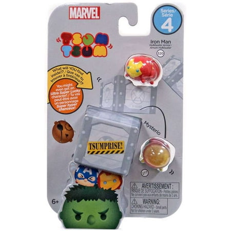 Marvel Tsum Tsum Series 4 Iron Man (Hulkbuster) & Mysterio Minifigure 3-Pack