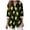 Green_1, variant on Godom Halloween Shirts for Women Graphic Letter Print Oversized T Shirt 3/4 Long Sleeve Tees Tops
