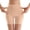 Beige, variant on Women's High Waist Lace Trim Zipper Shapewear Shorts, Tummy Control Butt Lifter Compression BodyShaper, Underwear for Women S-3XL