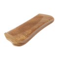 thumbnail image 4 of Peine de pelo de madera natural de dientes anchos Peine desenredador de antiestático Carácter Yuyangstore Peine de madera antiestático, 4 of 8