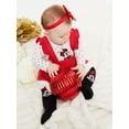 thumbnail image 5 of Disney Minnie Mouse Baby Girl Top, Pinafore and Tights Outfit Set, 3-Piece, Sizes 0/3-24 Months, 5 of 14