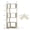 L & I Bookcase set of 2 - White OAK, variant on Set of 2 free combination bookcase space saving corner, White