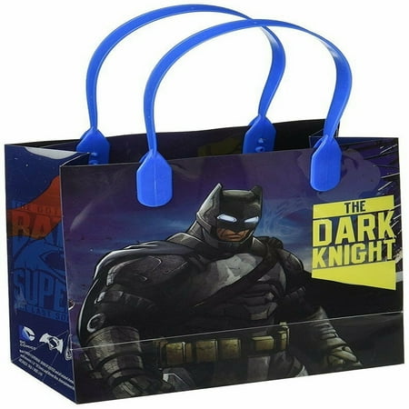 Batman vs Superman Dawn Justice Party Favor Goodie Small Gift Bags 12