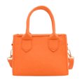 thumbnail image 2 of Bolso de mano de fieltro para mujer bolsa de mano de Ehuebsd diseñador informal Color sólido puro portátil Mini ASA superior, 2 of 9