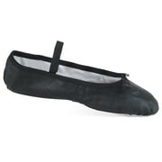 Danshuz Girl's Deluxe Ballet Black Casual Flats 2 W