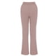 thumbnail image 5 of Puntoco Mujer Casual Algodón y Lino Sólido Cordón Cintura Elástica Pantalones Largos Rectos Puntoco Puntoco-1150, 5 of 7