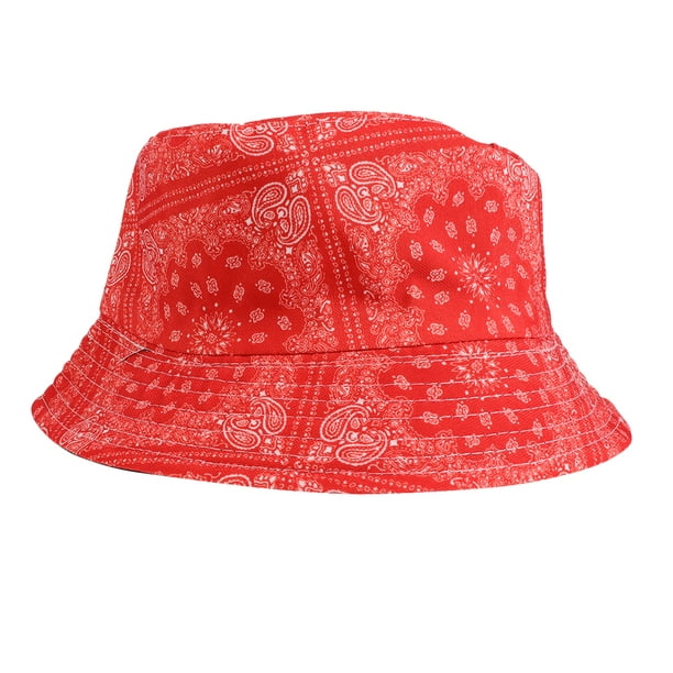 1 Pc Sun Hat Foldable UV Protection Hat Paisley Pattern Fisherman