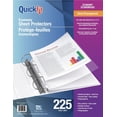 thumbnail image 1 of QuickFit® Economy Top Load Sheet Protectors, Clear, 225 Pack, 1 of 7