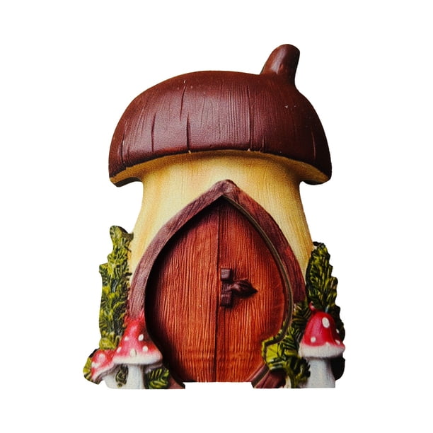 Puerta Decorativa De Hadas De Madera Impresa En 2D Puerta De Hadas Colgante Para Jardín Adornos Decorativos Productos De Madera 1 Cm De Grosor Jardín Niños Adultos Juego Decoración De Puerta De Hada