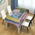 thumbnail image 4 of Yayeee Tablecloths 54" x 54" Rectangle Wrinkle Resistant Party Table Cover, Ocean Boat, 4 of 8