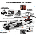 thumbnail image 5 of Toy Trucks with RV Motorcycle  Alloy Die-cast Model Car Pickup Truck 1/32 Toy Race Cars with Sound and Light Ideal Gift for Kids Friends Age for 6 Years and Up, 5 of 9
