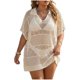 thumbnail image 3 of TaTaai Womens V Neck Sleeveless Summer Top Solid Color Casual Cover Up Loose Fit Cami Blouse Beach Cover Up Essential Gift, 3 of 6